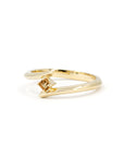 Golden Sapphire Yellow Gold Kink Ring