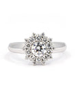 SOLEIL DIAMOND ICY DROP | White Gold Ring
