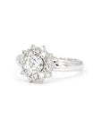 SOLEIL DIAMOND ICY DROP | White Gold Ring