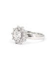 SOLEIL DIAMOND ICY DROP | White Gold Ring
