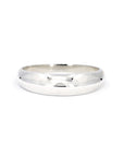 DOMED MEN WEDDING BAND | Gold Ring