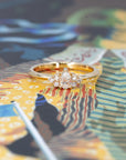 DESIR PEAR DIAMOND 0.20 ct | Yellow Gold Ring