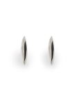 Stud earrings. Sterling silver stud jewelry. Elegant silver earrings