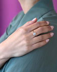 Round & Pear Shape Diamond Aura Ring 0.78 ct - Lab Grown Diamonds
