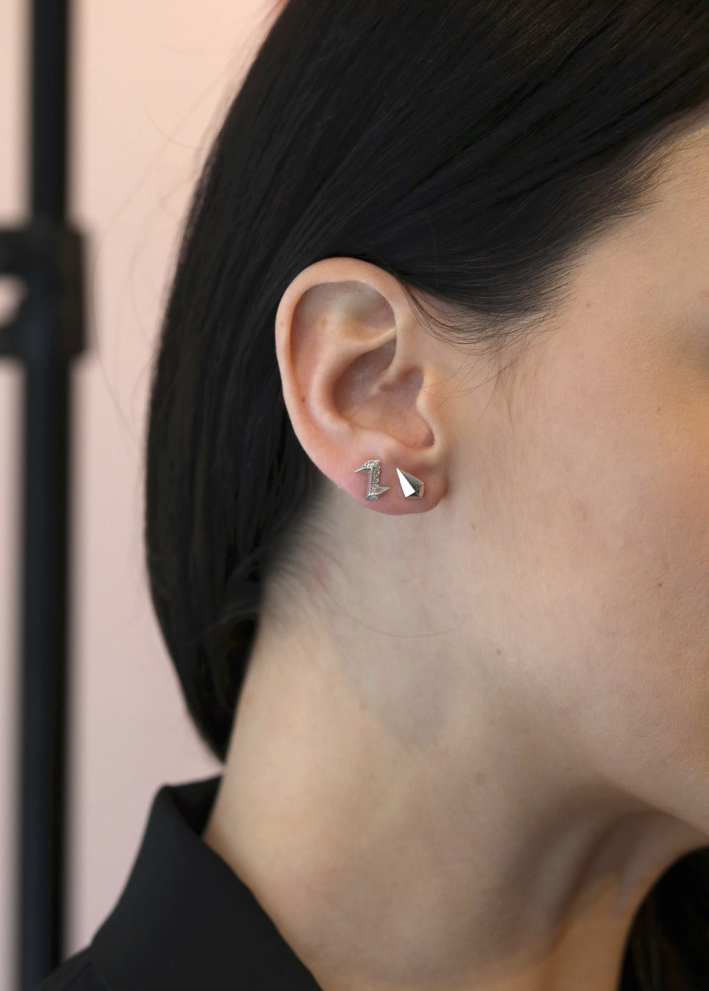 Diamond Electric Stud Earrings - 0.14 ct