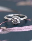 Signature Round Diamond Ring - Central Stone 0.40 ct