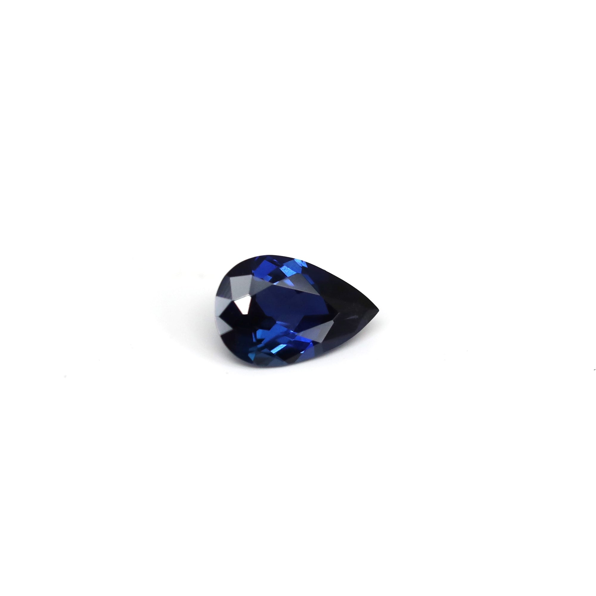 Pear Shape Sapphire & Diamond Pendant