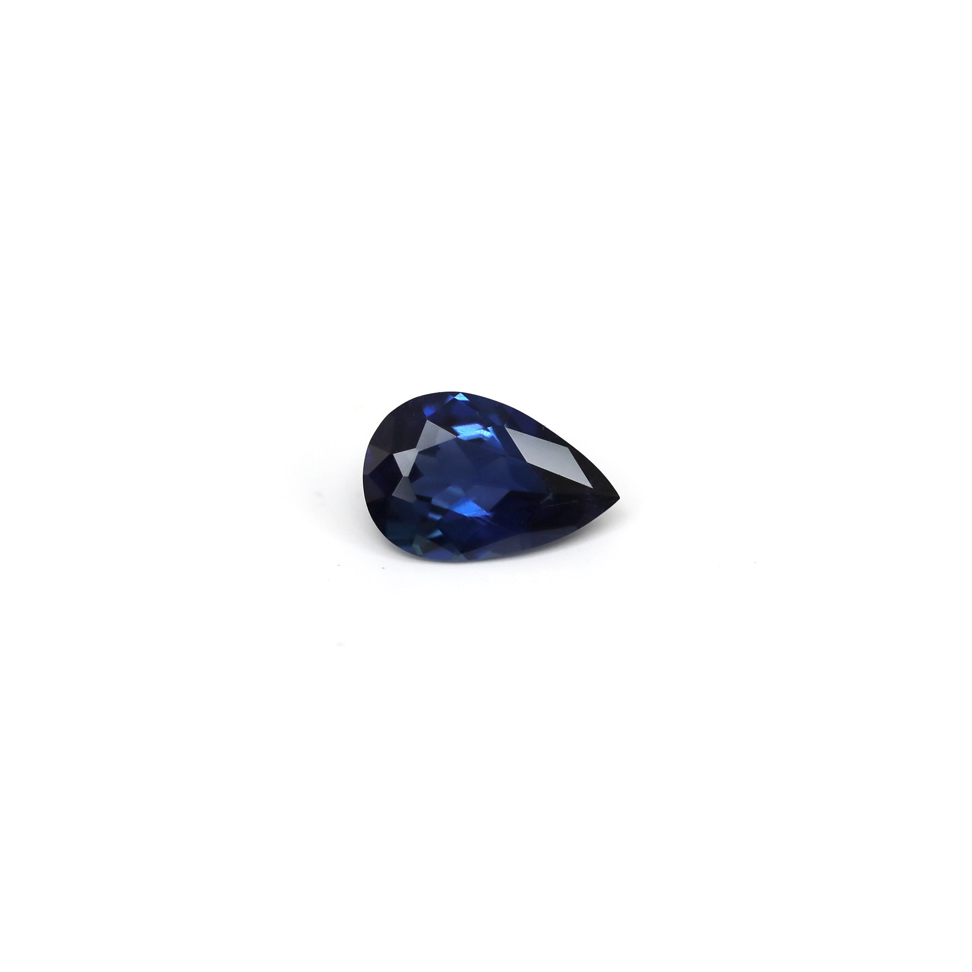 Pear Shape Sapphire & Diamond Pendant