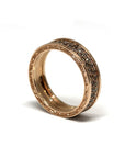 bena jewelry edgy men ring rose gold bold jewelry design cognac diamond custom made fine jewelry
