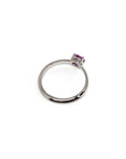 Magic Intense Purple Natural Sapphire Minimalist Gold Ring