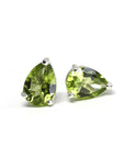 peridot gemstone stud earrings bena jewelry designer fine jewelry canada
