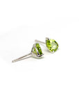 Small Peridot Stud Earrings