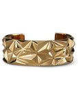 Bena Jewelry Bold Braclet Vermeil Gold Silver Plated Chiseled Collection Montreal Made in Canada