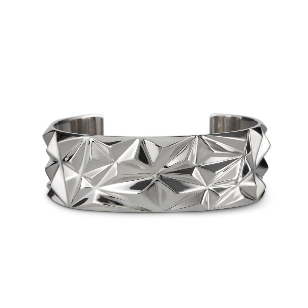 Statement bracelet. Silver jewelry bracelet. Bling silver bracelet