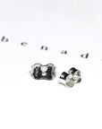 bena jewelry silver friction earrings back garnet sapphire gemstone stud earrings cusotm made color gemstone earrings