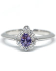 Saphire engagement ring montreal custom bridal bena jewelry color gemstone bridal jewelry little italy montreal diamond halo purple gemstone gold ring bena jewelry saphire engagement ring custom made little italy jeweler