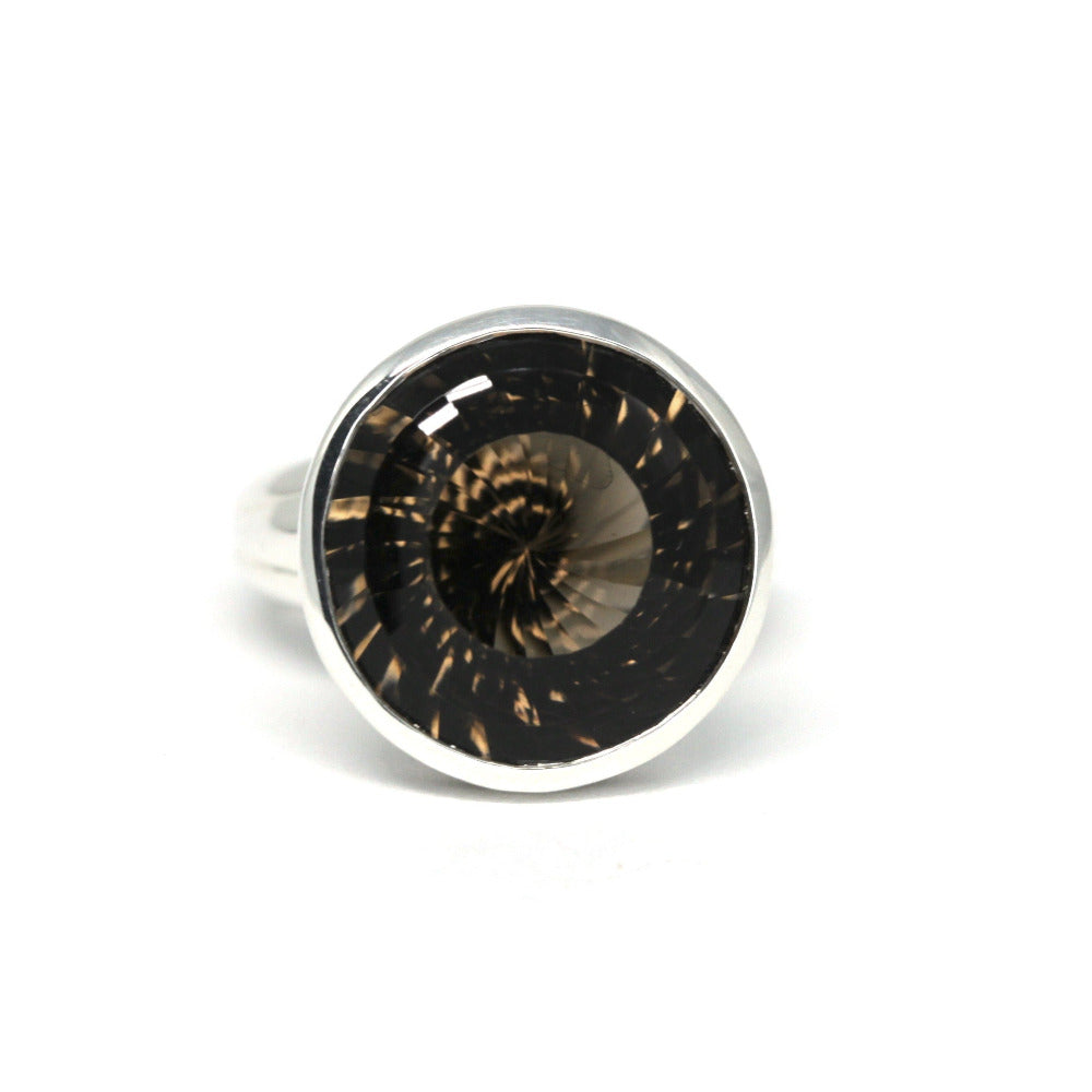 Bena Jewelry Gemstone Cocktail Ring Montreal Fine Jewelry Designer Big Silver Ring at Ruby Mardi Saint Zotique Little Italy Jeweler