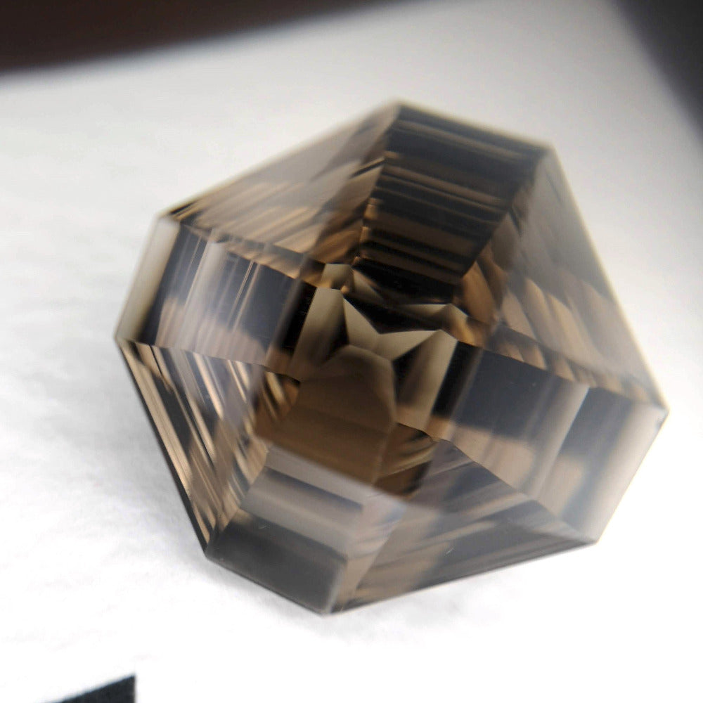 Loose fancy shape smoky quartz gemstone bena jewelry montreal gems broker for custom jewelry