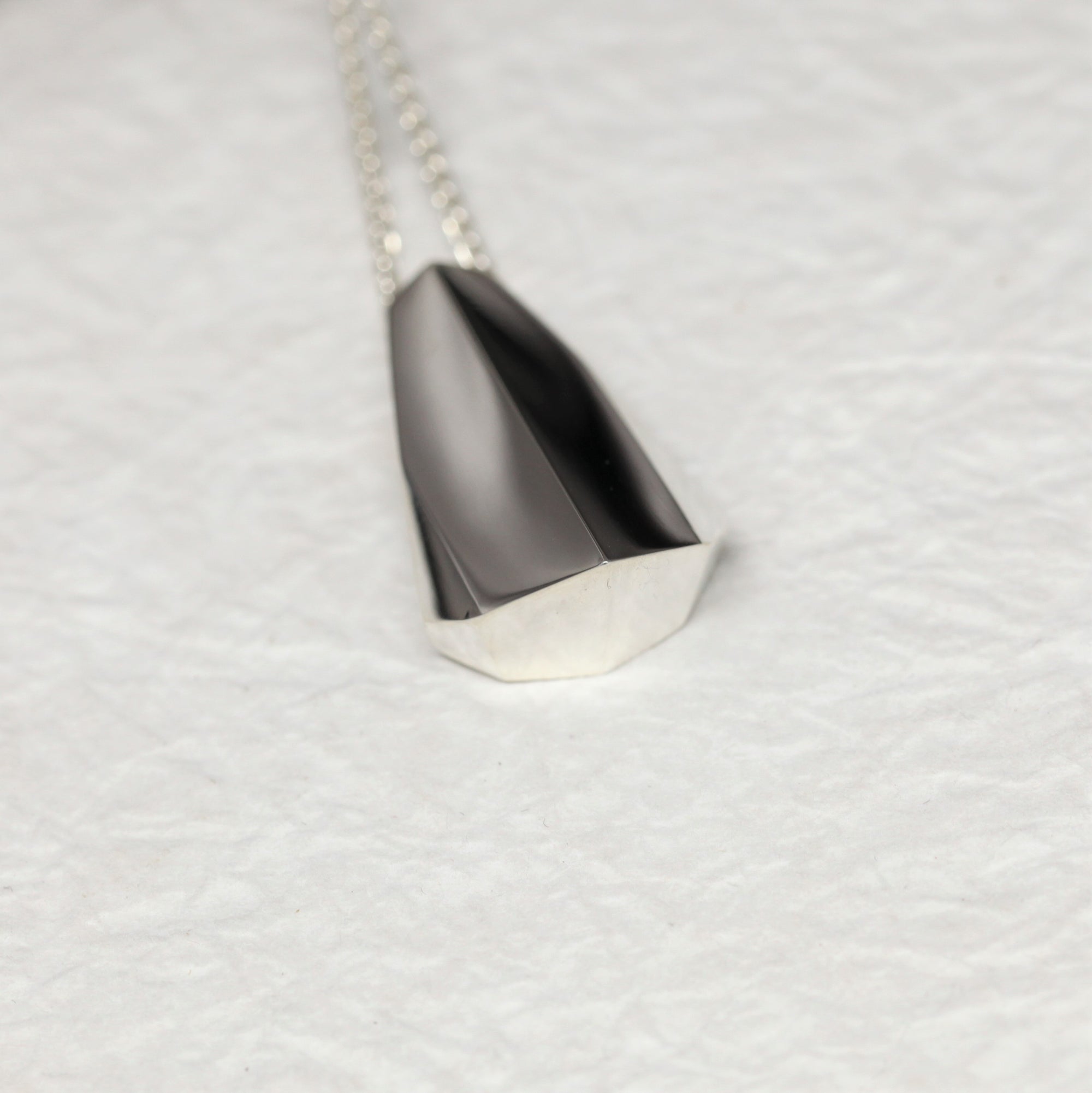 Statement sterling silver pendant fine jewelry modern design
