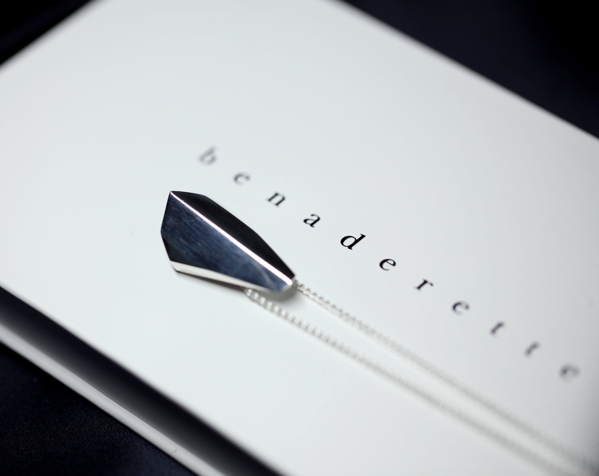 Statement sterling silver pendant fine jewelry modern design
