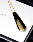 Edgy Collection Pendant Bena Jewelry Vermeil Gold Minimalist Bold Modern Designer Jewelry Yellow Gold Plated Silver Jewelry Montreal Made in Canada