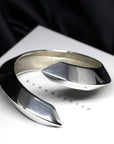 Big bold silver bracelet Edgy Collection Bena Jewelry Montreal