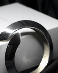 Big bold silver bracelet Bena Jewelry Montreal