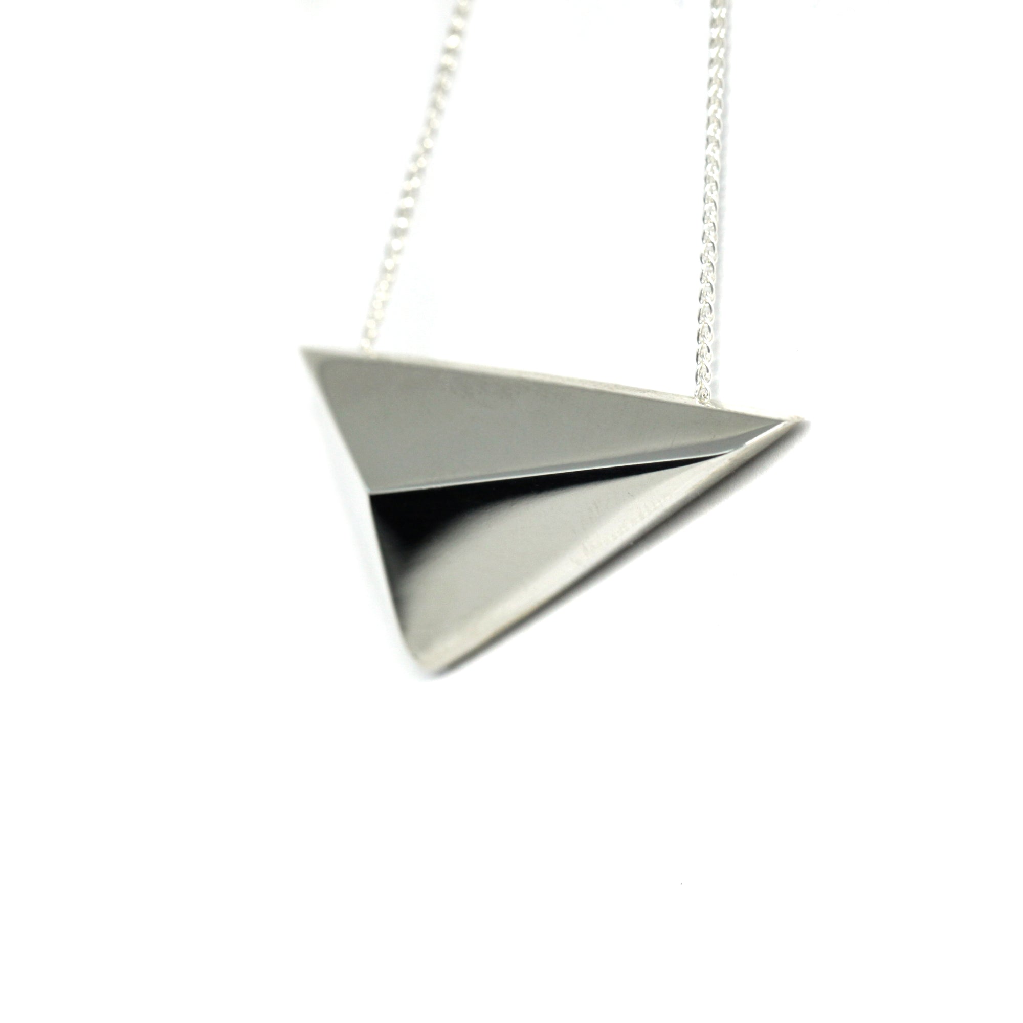 silver bena jewelry edgy pendant
