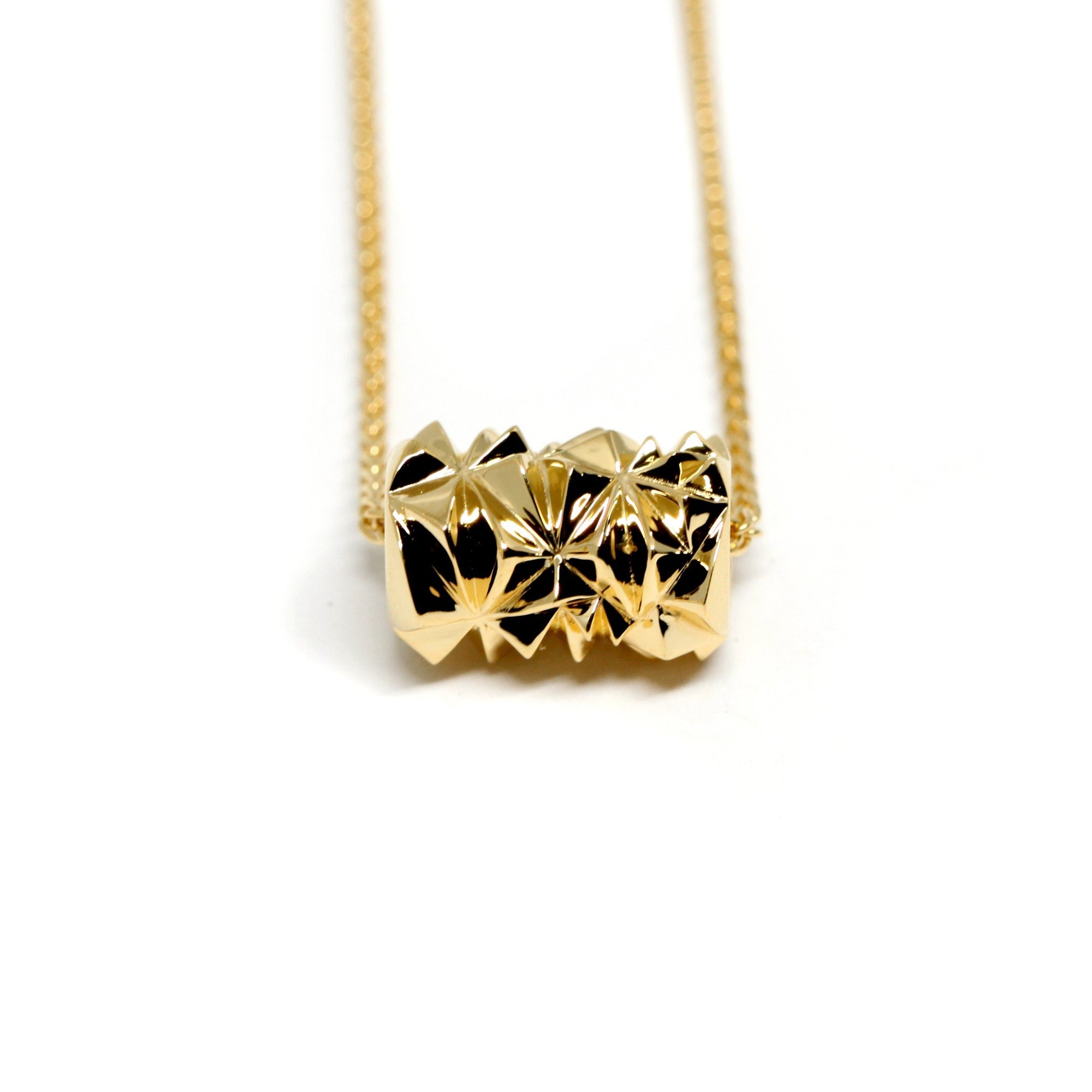 Tube Pendant Edgy Jewelry Montreal Bena Jewelry Silver Gold Plated Fine Jewelry Unisexe Modern Jewelry Designer Montreal Made in Canada
