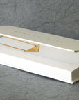 Pendant Box Edgy Collection Bena Jewelry Vermeil Gold Plated Silver Montreal Made in Canada
