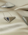 Statement sterling silver pendant fine jewelry modern design