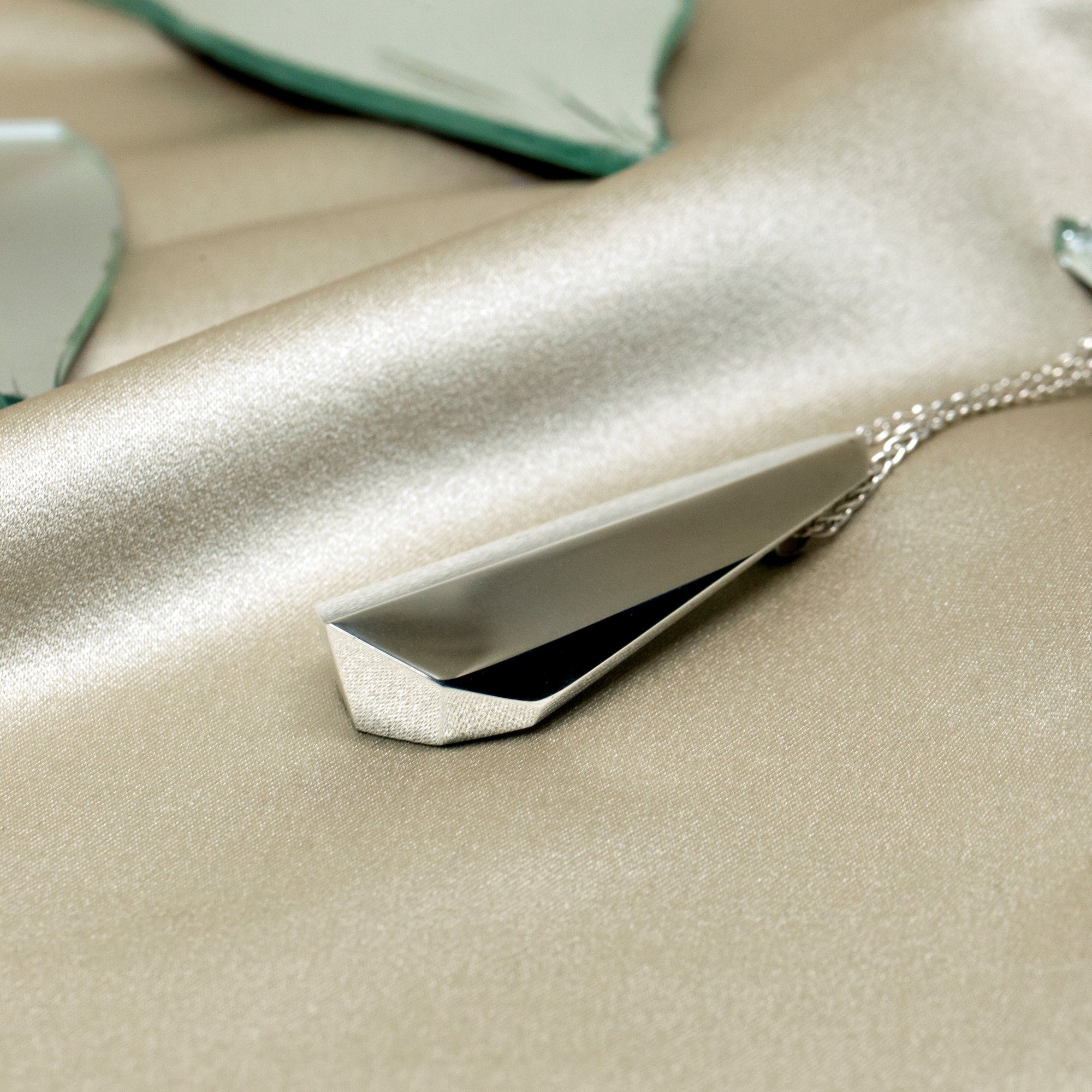 Statement sterling silver pendant fine jewelry modern design