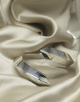 Big silver cocktail bracelet Edgy Collection Bena Jewelry Montreal