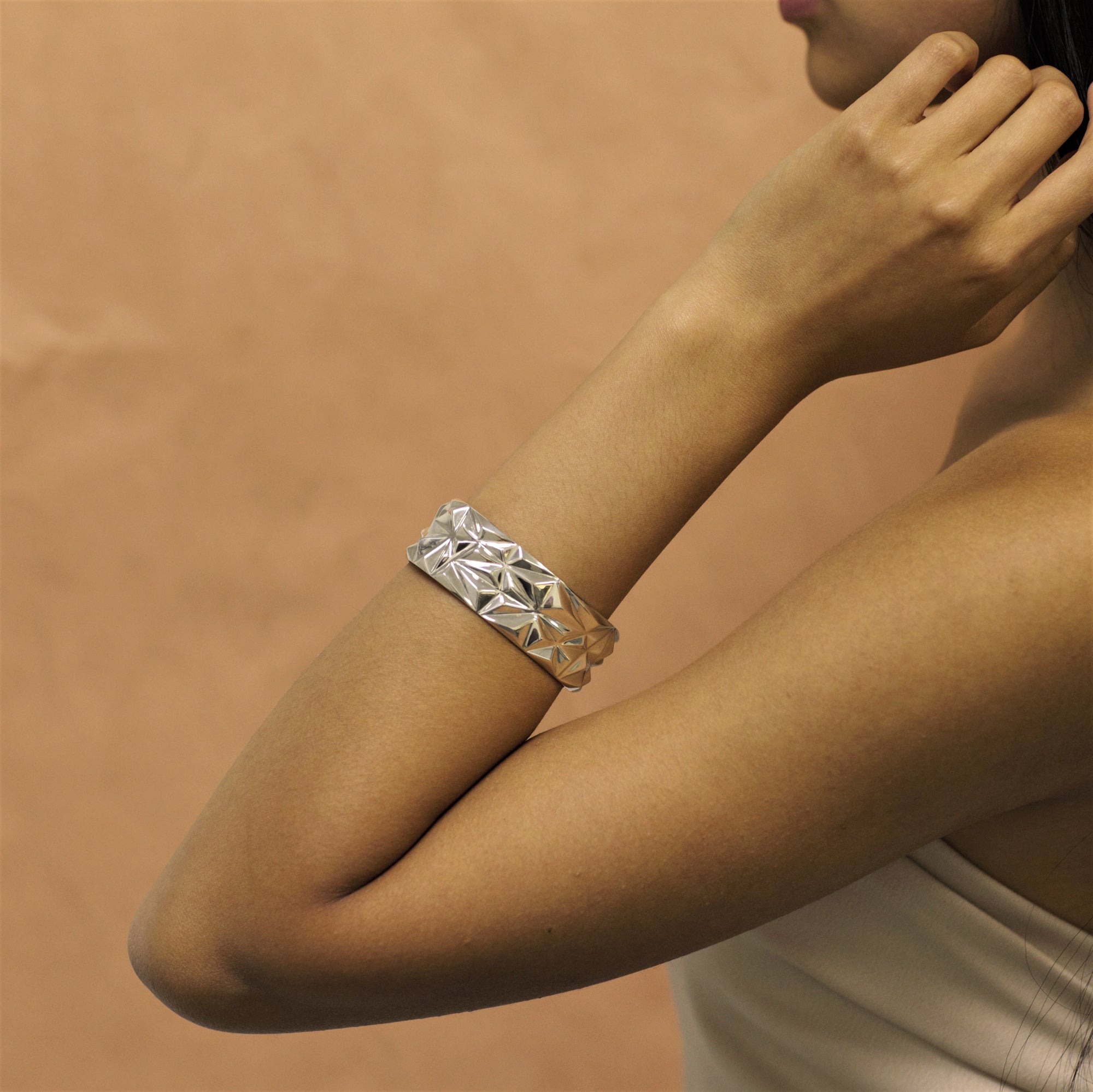 Silver Spike Bracelet