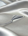 Silver Vertical Pyramid Pendant