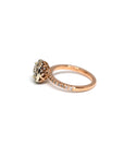 Rose Gold Round Diamond Engagement Ring