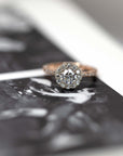 Rose Gold Round Diamond Engagement Ring