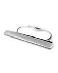 Silver Short Punch Ring