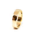 Flat Yellow Gold Men Band