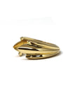 full tidal yellow gold unisex edgy ring bena jewelry
