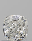Close-up of cushion diamond, ready for custom engagement ring made in Montreal.