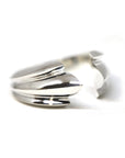 white gold open ring full tidal edgy bena jewelry designer montreal