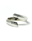 white gold wedding band loop ring bena jewelry designer