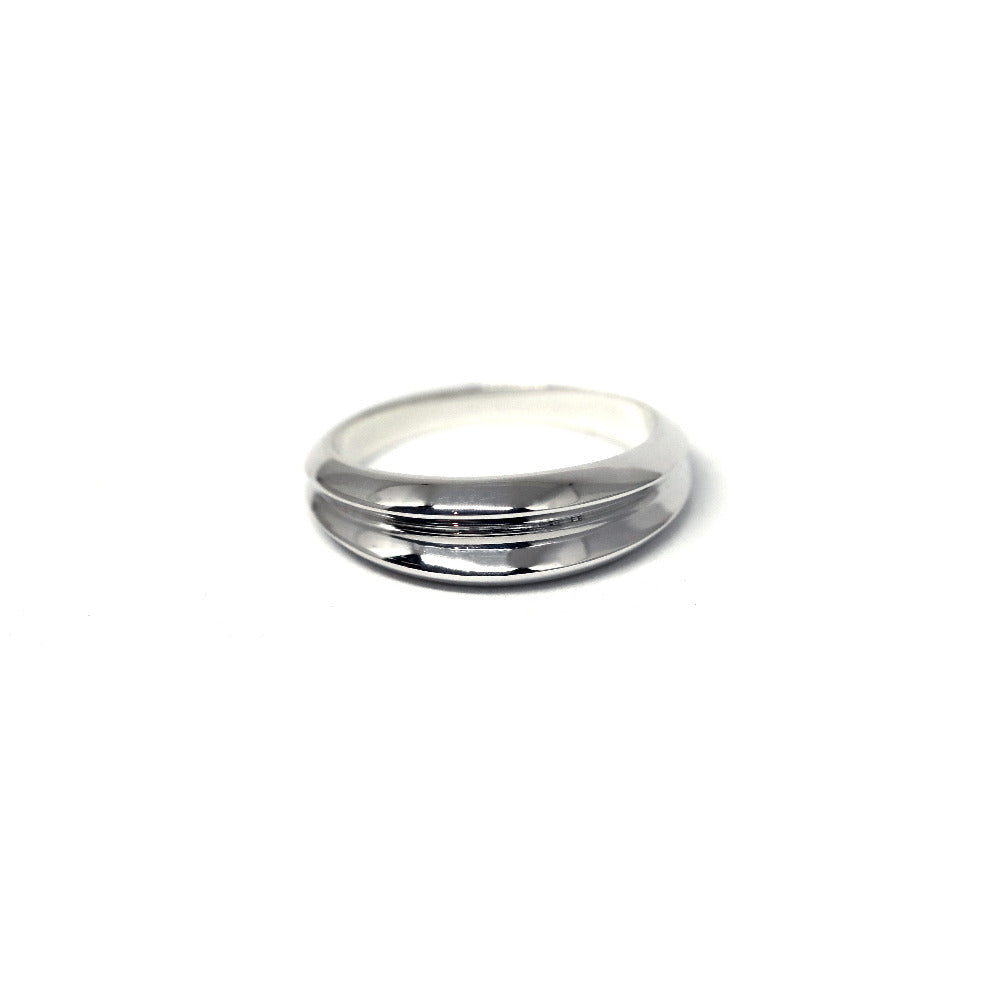 bridal wedding band simple white gold ring bena jewelry designer montreal