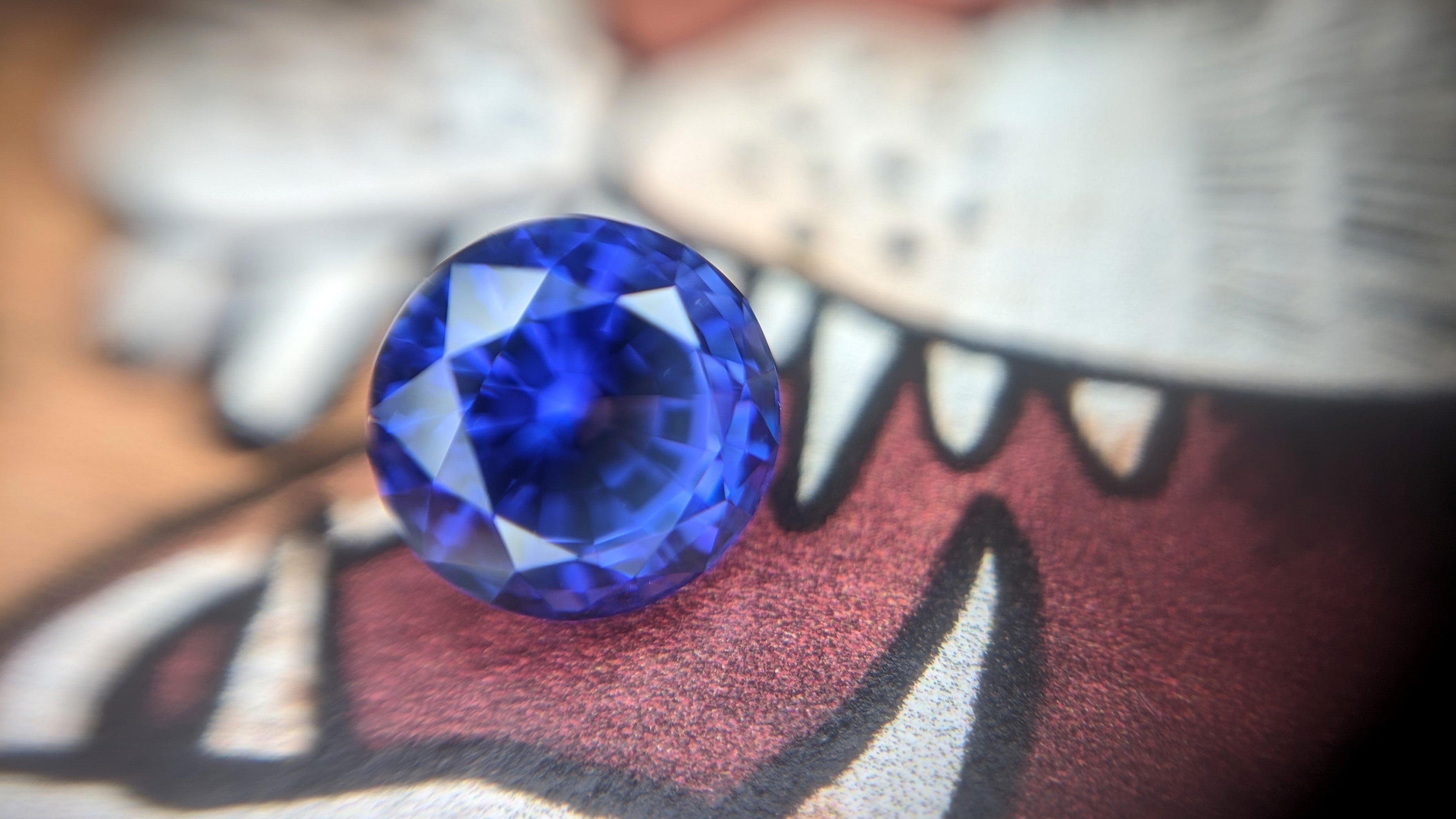 Selection of Colored Gemstone Ready For Custom Bena Jewelry Montreal