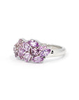 Avalanche Berry Mousse Pink Sapphire White Gold Ring