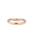 ROSE GOLD CURVED TANZANITE AND DIAMOND BAND | Rose Gold