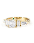 ASSCHER CUT, BAGUETTE, EMERALD DIAMOND | Yellow Gold