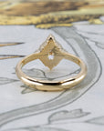 AURA PEAR SHAPE DIAMOND RING | Yellow Gold
