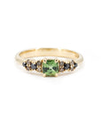 BLOOM LINE GREEN SAPPHIRE | Yellow Gold